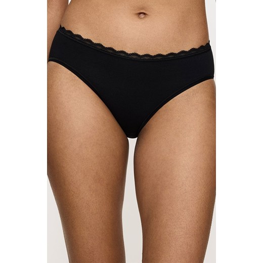 Triumph figi damskie tai Feel Of Cotton 10224973-0004, Kolor czarny, Rozmiar 38, Triumph ze sklepu Intymna w kategorii Majtki damskie - zdjęcie 184152866