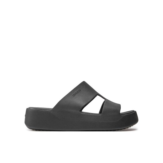 Crocs Klapki Getaway Platform H-Strap 209409 Czarny ze sklepu MODIVO w kategorii Klapki damskie - zdjęcie 184155407