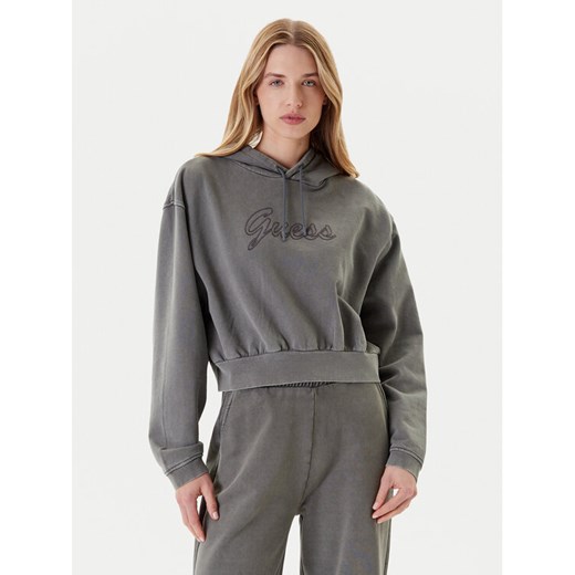 Guess Bluza V5RQ16 KCOS1 Szary Relaxed Fit ze sklepu MODIVO w kategorii Bluzy damskie - zdjęcie 184155447
