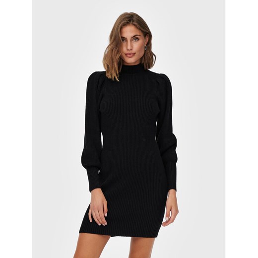 ONLY Sukienka dzianinowa Katia 15232502 Czarny Comfort Fit ze sklepu MODIVO w kategorii Sukienki - zdjęcie 184155456