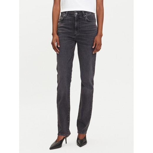 BOSS Jeansy State 50545012 Szary Slim Fit ze sklepu MODIVO w kategorii Jeansy damskie - zdjęcie 184155466