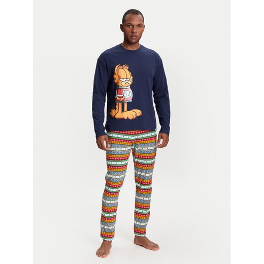 United Colors Of Benetton Piżama 37MW4P02J Granatowy Regular Fit ze sklepu MODIVO w kategorii Piżamy męskie - zdjęcie 184155496