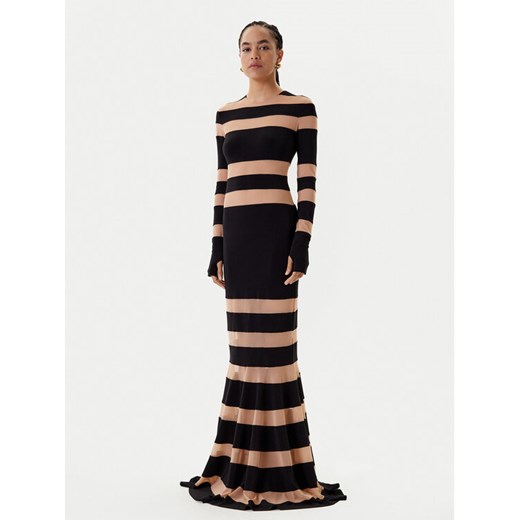 NORMA KAMALI Sukienka wieczorowa KK3243PM808239 Czarny Slim Fit ze sklepu MODIVO w kategorii Sukienki - zdjęcie 184155517