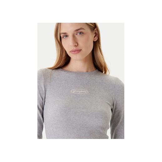 Bluzka damska Guess z okrągłym dekoltem z długim rękawem 