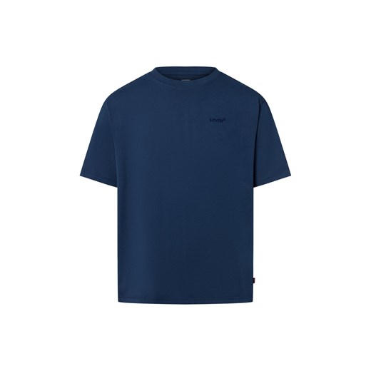 Levi's T-shirt męski Mężczyźni Dżersej indygo jednolity ze sklepu vangraaf w kategorii T-shirty męskie - zdjęcie 184156286