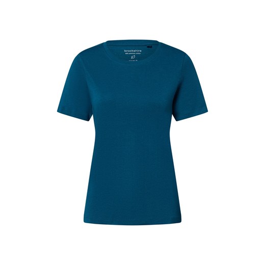 brookshire T-shirt damski Kobiety Bawełna petrol marmurkowy ze sklepu vangraaf w kategorii Bluzki damskie - zdjęcie 184156289