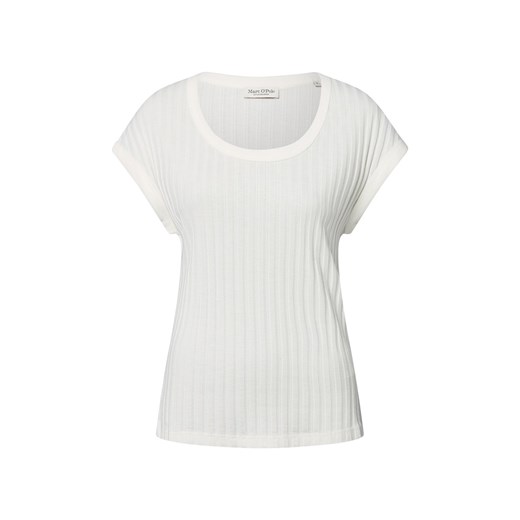 Marc O'Polo Koszulka damska Kobiety Bawełna écru jednolity ze sklepu vangraaf w kategorii Bluzki damskie - zdjęcie 184156308