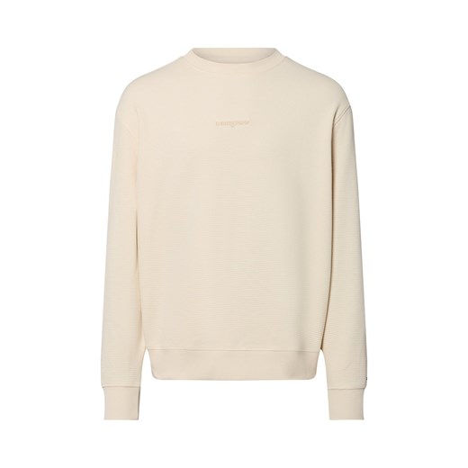 Tommy Jeans Bluza męska Mężczyźni Bawełna écru wypukły wzór tkaniny ze sklepu vangraaf w kategorii Bluzy męskie - zdjęcie 184156318