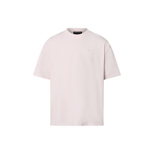PEGADOR Koszulka męska - Logo Mężczyźni Bawełna różowy jednolity ze sklepu vangraaf w kategorii T-shirty męskie - zdjęcie 184156345