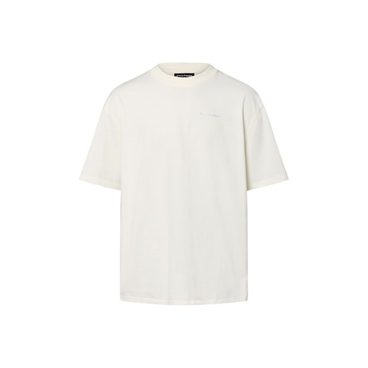 PEGADOR Koszulka męska - Logo Mężczyźni Bawełna biały jednolity ze sklepu vangraaf w kategorii T-shirty męskie - zdjęcie 184156347