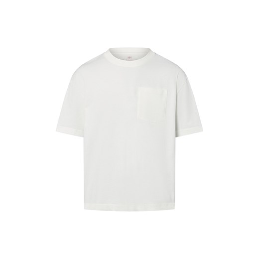 Nils Sundström Koszulka męska Mężczyźni Bawełna écru jednolity ze sklepu vangraaf w kategorii T-shirty męskie - zdjęcie 184156378