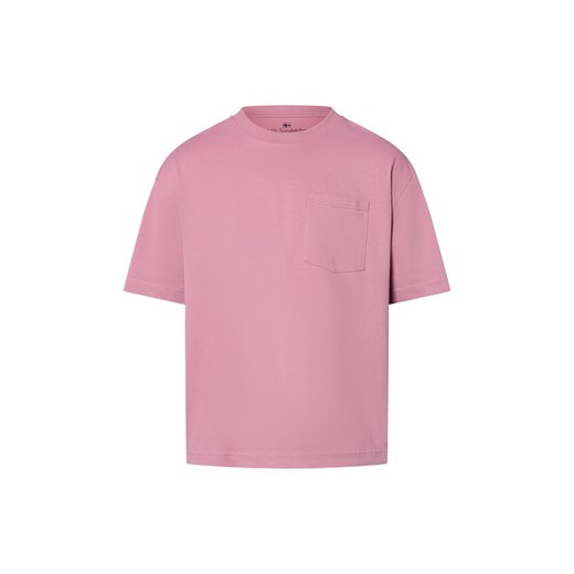 Nils Sundström Koszulka męska Mężczyźni Bawełna brudny róż jednolity ze sklepu vangraaf w kategorii T-shirty męskie - zdjęcie 184156379