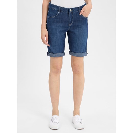 MAC Dżinsowe bermudy - czyste na lato Kobiety dark stone jednolity ze sklepu vangraaf w kategorii Szorty - zdjęcie 184156438