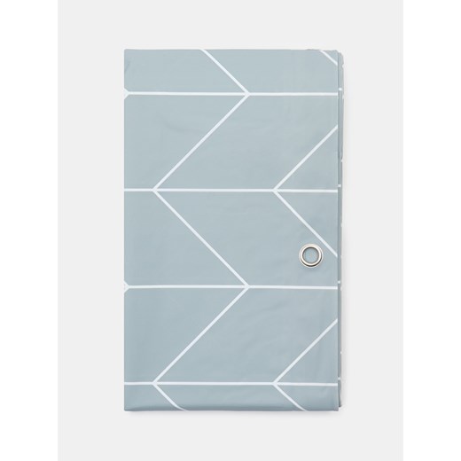 Sinsay - Zasłona Prysznicowa w geometryczny wzór - szary Sinsay One Size Sinsay