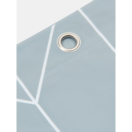 Sinsay - Zasłona Prysznicowa w geometryczny wzór - szary Sinsay One Size Sinsay