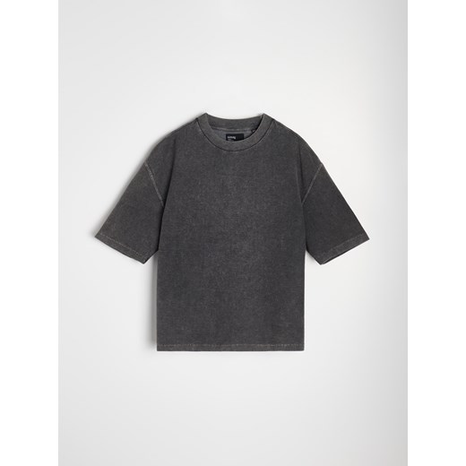 Sinsay - Bluza z krótkim rękawem - szary Sinsay XS Sinsay