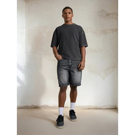 Sinsay - Bluza z krótkim rękawem - szary Sinsay XXL Sinsay