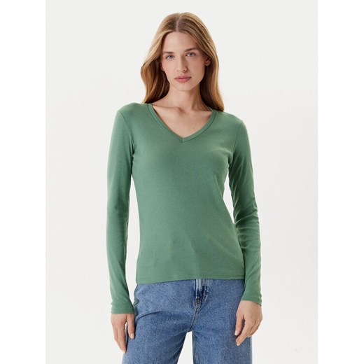 United Colors Of Benetton Bluzka 3GA2E4245 Zielony Regular Fit ze sklepu MODIVO w kategorii Bluzki damskie - zdjęcie 184158416