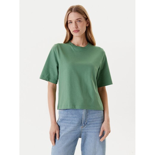 United Colors Of Benetton T-Shirt 3BL0E17G5 Zielony Relaxed Fit ze sklepu MODIVO w kategorii Bluzki damskie - zdjęcie 184158459