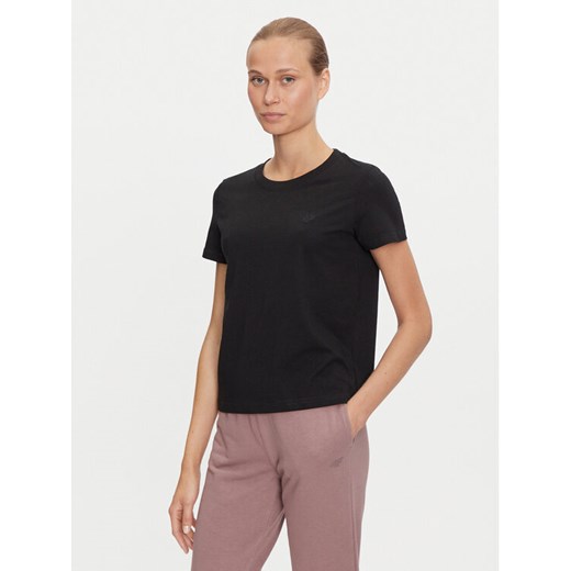 4F T-Shirt 4FWAW24TTSHF1650 Czarny Regular Fit ze sklepu MODIVO w kategorii Bluzki damskie - zdjęcie 184158516