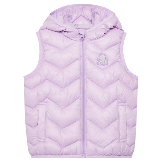 United Colors Of Benetton Kamizelka 21INGJ00H Fioletowy Regular Fit ze sklepu MODIVO w kategorii Kamizelki dziewczęce - zdjęcie 184158518