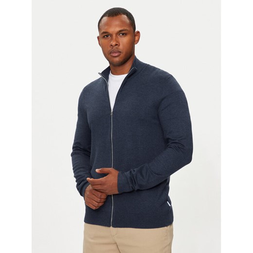 Lindbergh Sweter 30-800143 Granatowy Slim Fit ze sklepu MODIVO w kategorii Swetry męskie - zdjęcie 184158525