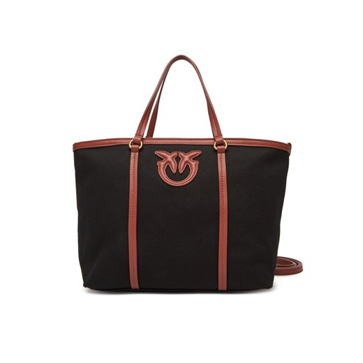 PINKO Torebka Miranda Shopper Classic PE 25 PLTT 104714 A2G2 Czarny ze sklepu MODIVO w kategorii Torebki damskie - zdjęcie 184158545