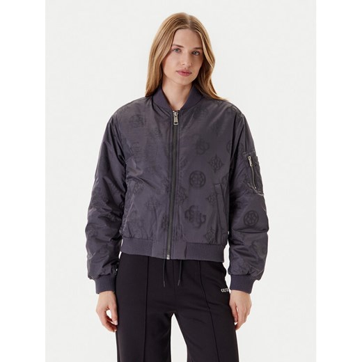 Guess Kurtka bomber W5YL08 WHDK2 Szary Regular Fit ze sklepu MODIVO w kategorii Kurtki męskie - zdjęcie 184158596