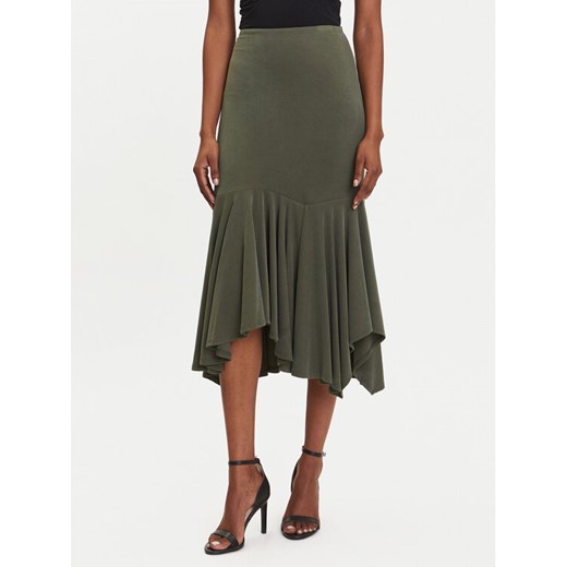 Guess Spódnica midi W5YD85 KCTB2 Zielony Regular Fit ze sklepu MODIVO w kategorii Spódnice - zdjęcie 184158609