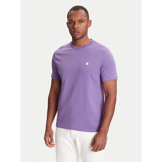 United Colors Of Benetton T-Shirt 3MI5J1AF7 Fioletowy Regular Fit ze sklepu MODIVO w kategorii T-shirty męskie - zdjęcie 184158635