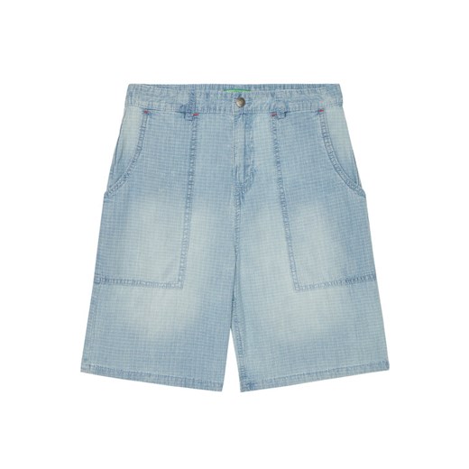 United Colors Of Benetton Szorty materiałowe 43Z9C9042 Niebieski Regular Fit ze sklepu MODIVO w kategorii Spodenki chłopięce - zdjęcie 184158685