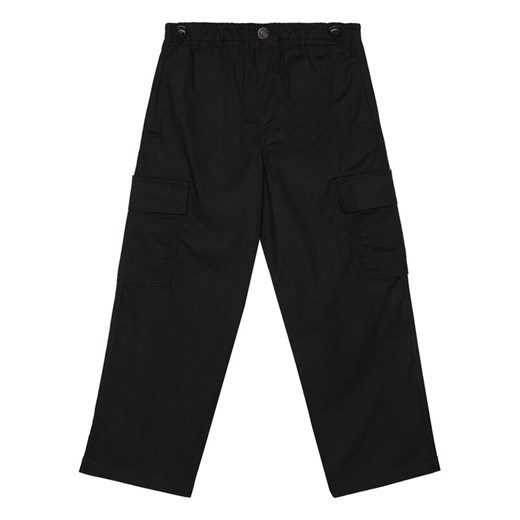 United Colors Of Benetton Spodnie materiałowe 4L2VCF04I Czarny Straight Fit ze sklepu MODIVO w kategorii Spodnie chłopięce - zdjęcie 184158706