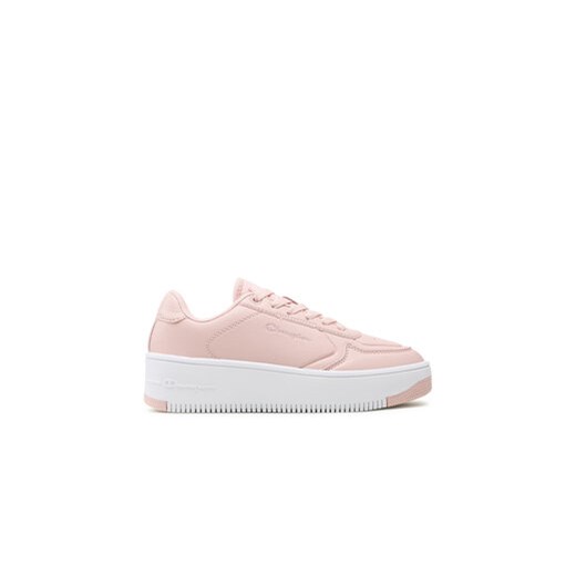 Buty sportowe damskie różowe Champion sneakersy sznurowane płaskie