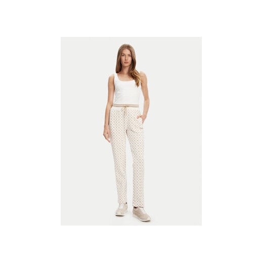 Guess Spodnie dresowe V5YB20 KB212 Écru Regular Fit Guess XS MODIVO