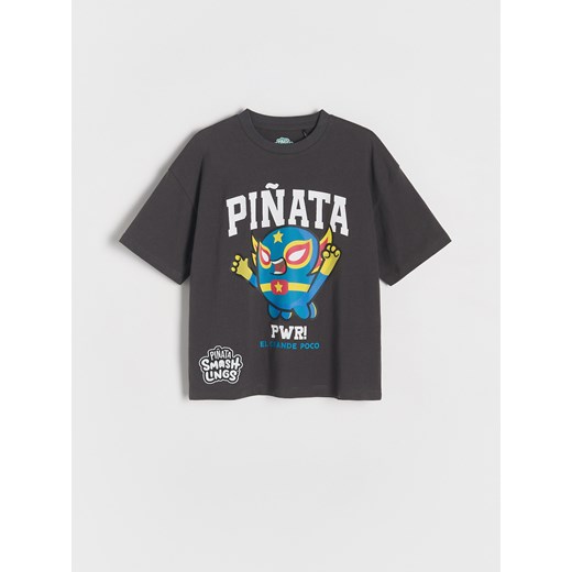 Reserved - T-shirt Pinata Smashlings - czarny ze sklepu Reserved w kategorii T-shirty chłopięce - zdjęcie 184161888