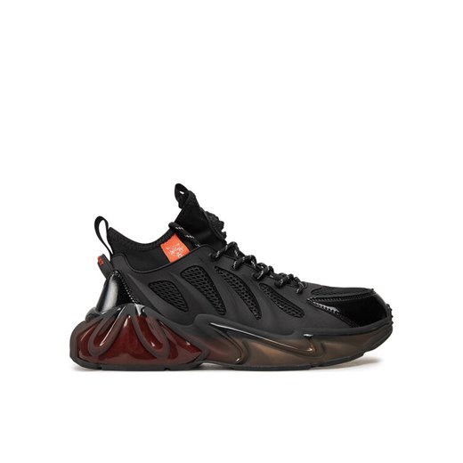 Sneakersy Plein Sport The Flame Gen.X.02 Tiger PACS USC0435 STE003N Czarny ze sklepu eobuwie.pl w kategorii Buty sportowe męskie - zdjęcie 184162557