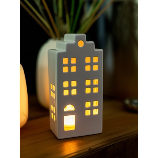 Sinsay - Świecznik w kształcie domku - biały Sinsay One Size Sinsay