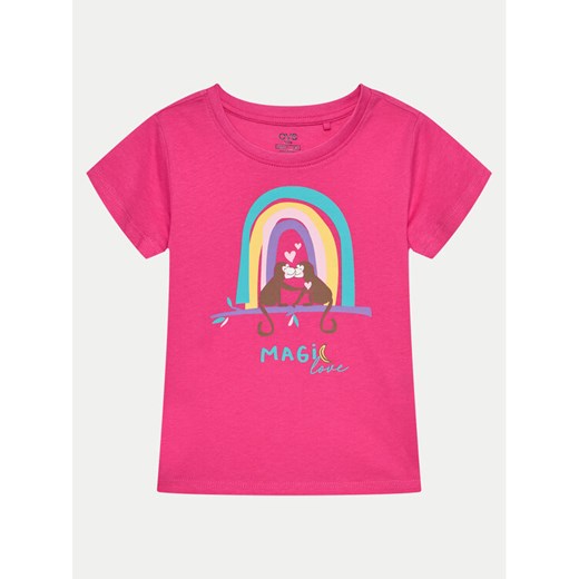 OVS T-Shirt 2036562 Różowy Regular Fit ze sklepu MODIVO w kategorii Bluzki dziewczęce - zdjęcie 184164945