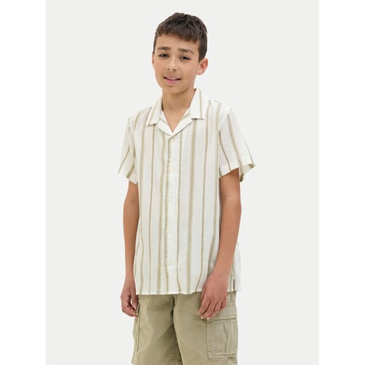 Jack&Jones Junior Koszula Luke 12277304 Biały Relaxed Fit ze sklepu MODIVO w kategorii Koszule chłopięce - zdjęcie 184164977