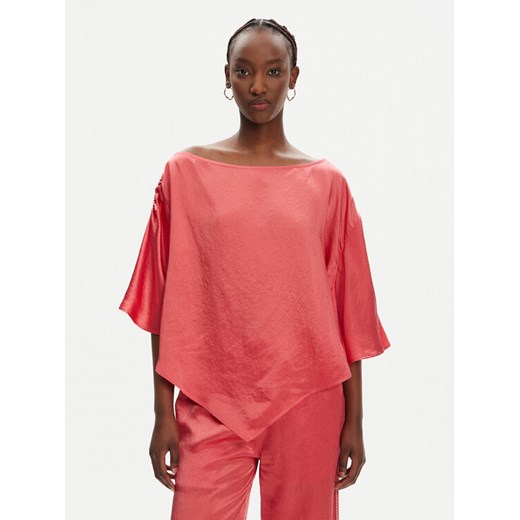 PINKO Bluzka 104671 A2BU Koralowy Relaxed Fit ze sklepu MODIVO w kategorii Bluzki damskie - zdjęcie 184164997