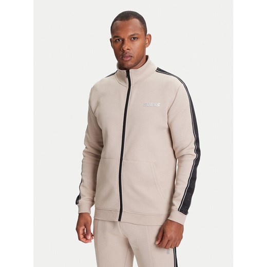 Guess Bluza Z2YQ10 KB3P2 Beżowy Regular Fit ze sklepu MODIVO w kategorii Bluzy męskie - zdjęcie 184165016