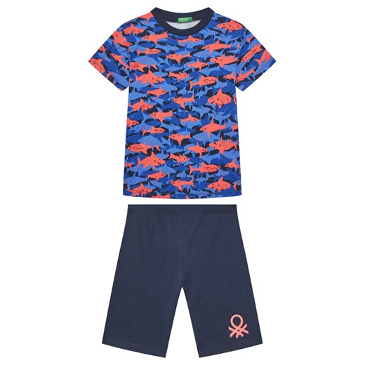 United Colors Of Benetton Piżama 3X0Y0P08Q Granatowy Relaxed Fit ze sklepu MODIVO w kategorii Piżamy dziecięce - zdjęcie 184165038
