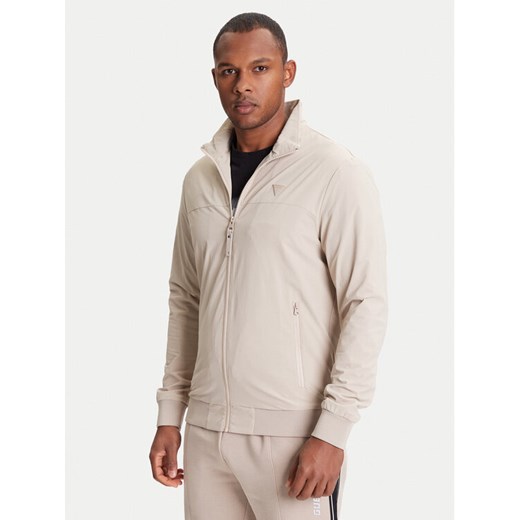 Guess Kurtka przejściowa Z5YL07 WH2H0 Beżowy Regular Fit ze sklepu MODIVO w kategorii Kurtki męskie - zdjęcie 184165045