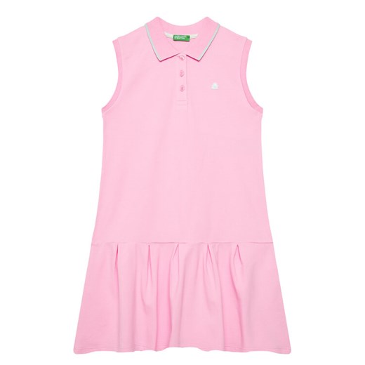 United Colors Of Benetton Sukienka codzienna 3F9HCV012 Różowy Regular Fit ze sklepu MODIVO w kategorii Sukienki dziewczęce - zdjęcie 184165046