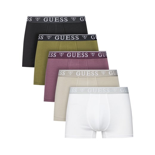 Guess Komplet 5 par bokserek U4YG16 K6YW1 Czarny ze sklepu MODIVO w kategorii Majtki męskie - zdjęcie 184165057