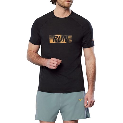 Mizuno Koszulka w kolorze czarnym do biegania ze sklepu Limango Polska w kategorii T-shirty męskie - zdjęcie 184166167