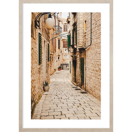 Ars Longa Druk artystyczny &quot;Cobblestone streets&quot; w ramce - 70 x 50 cm ze sklepu Limango Polska w kategorii Obrazy - zdjęcie 184166219