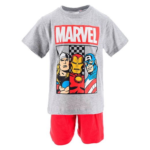 MARVEL Avengers Piżama &quot;Avengers&quot; w kolorze szaro-czerwonym ze sklepu Limango Polska w kategorii Piżamy dziecięce - zdjęcie 184166339