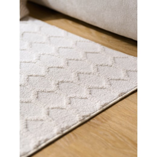 Sinsay - Dywan w geometryczny wzór - biały Sinsay One Size Sinsay