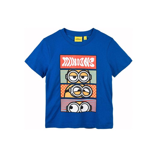 T-shirt chłopięce niebieski Minions 